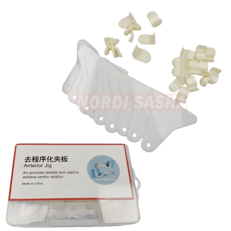 

30Pcs/Box Anterior Jig Set Dental Anterior Anterior Occlusal Positioning Plate Anterior Splint Luciajig For Dental Implants