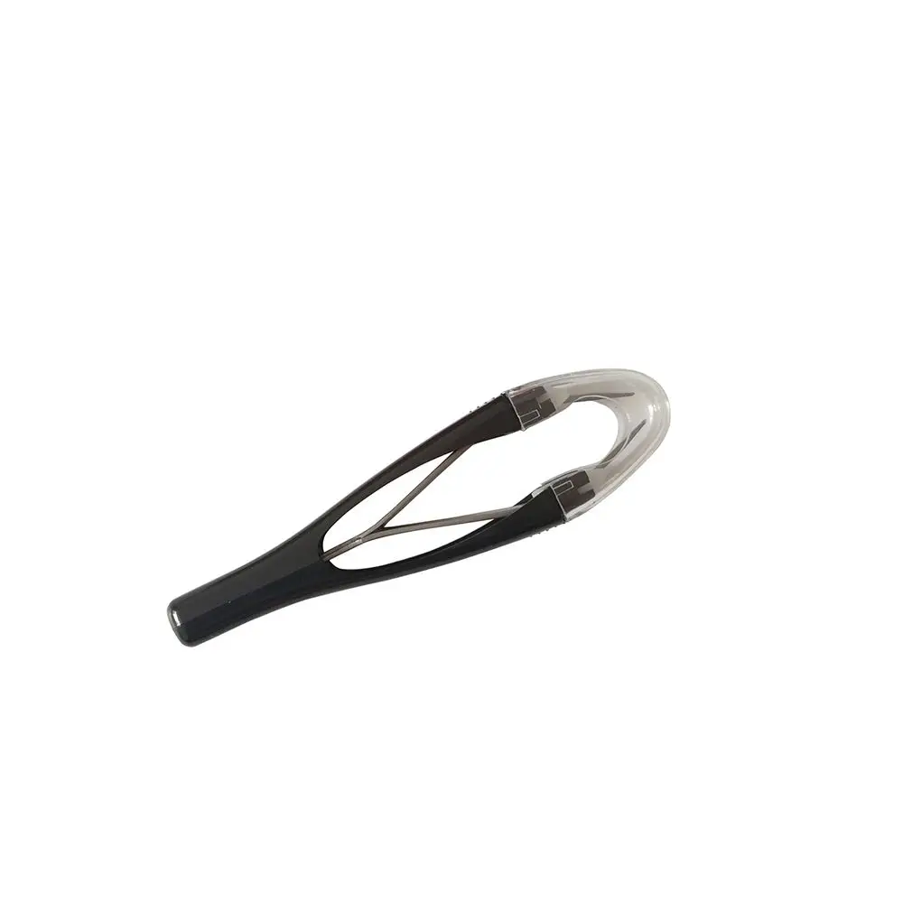 الفولاذ المقاوم للصدأ إزالة الشعر إزالة الرؤوس السوداء مائل تلميح الحاجب قرصة ماكياج أداة كليب المشابك التلقائي الحاجب الملقط