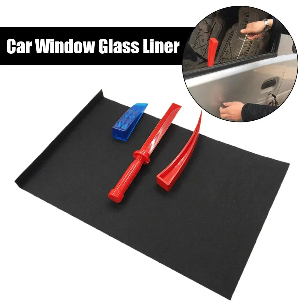 Image of Werkzeug zur Ausbeulreparatur ohne Lackierung mit Türschutz, Auto-Dellen-Entferner-Set für Fenster und Karosserieteile