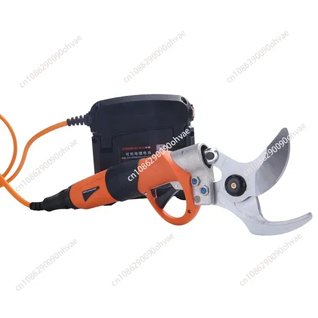 

111-45MM Lithium Battery Electric Pruning Shears Trimming Ratchet Anti-Slip Grip Folding