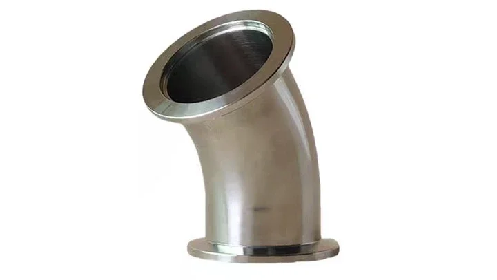 KF16,KF25,KF40,KF50 KF elbow, vacuum 45 degree elbow, flange joint, triple pipe joint