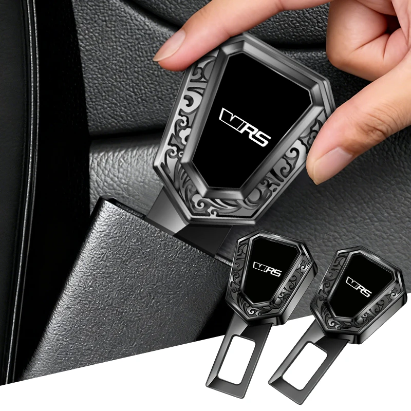 Car Seat Belt Extender Safety Belt Lock Buckle Plug Accessories For Skoda VRS Octavia Kamiq Kodiaq Karoq RS Superb Fabia Rapid F