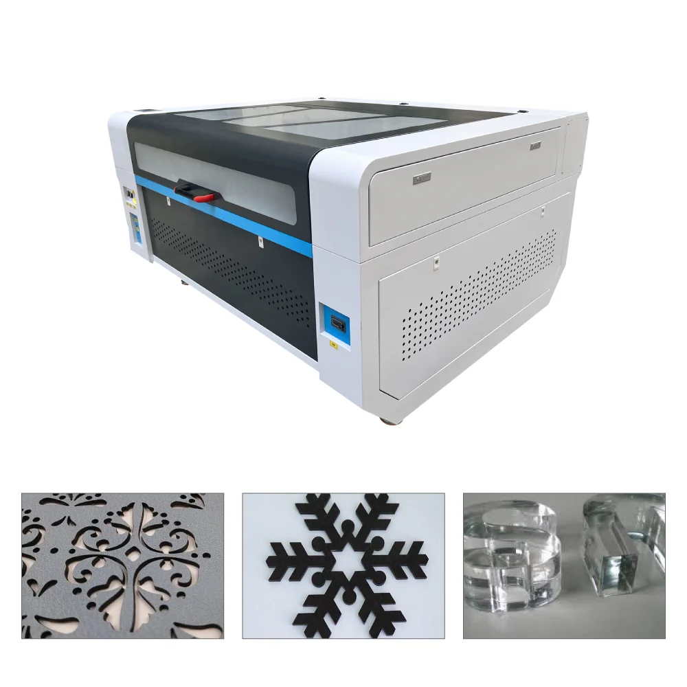 KINDLELASER 1390 CO2  Cutting Engraving Machine 100W Water-Cooled 4-Axis CNC Rubber/Metal Leadshine Servo Motor