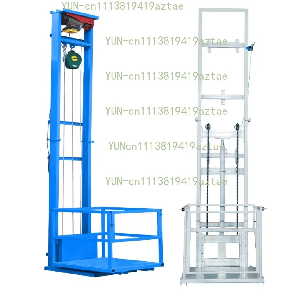 Small and convenient electric hydraulic lift freight elevator factory warehouse lift home supermarket cargo lift
