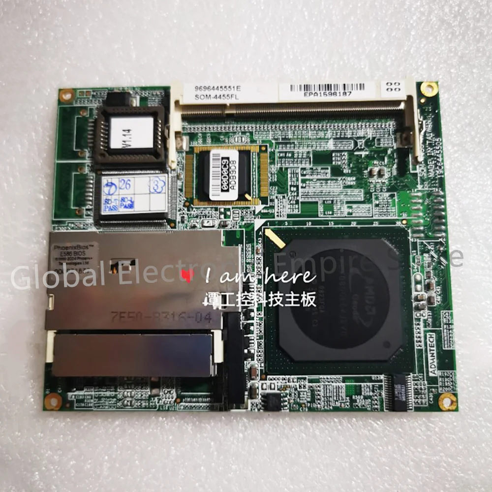 For Advantech SOM-4455FL Industrial Control Medical Motherboard SOM-4455 REV.A2