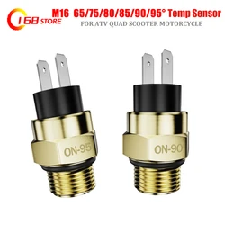 M16 65/75/80/85℃ Radiator Thermal Fan Switch Water Cooled Temperature Sensor Engine Parts For ATV Quad Scooter Motorcycle Parts