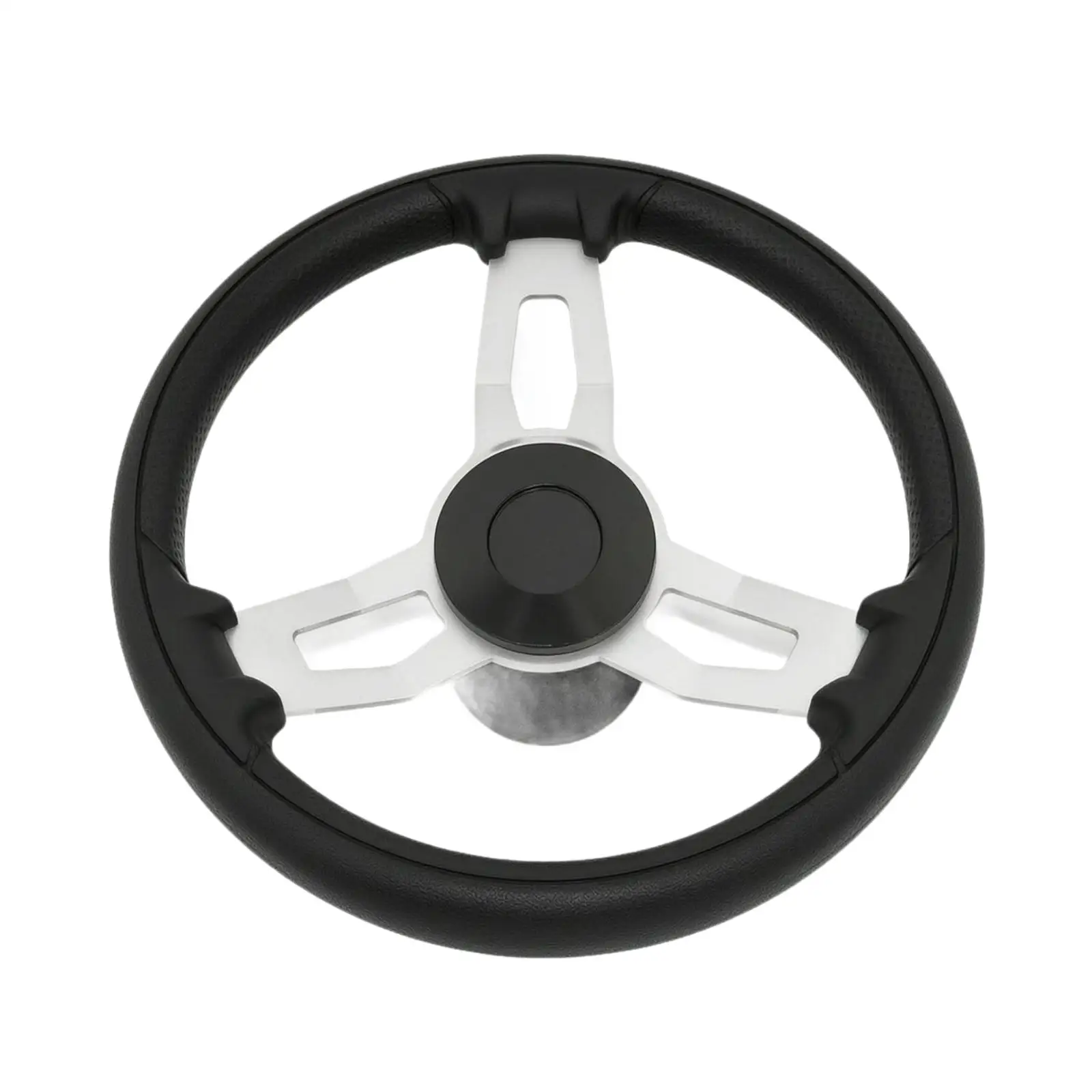 Boat Steering Wheel Aluminum Alloy Marine Steering Wheel Lightweight Rust-Proof