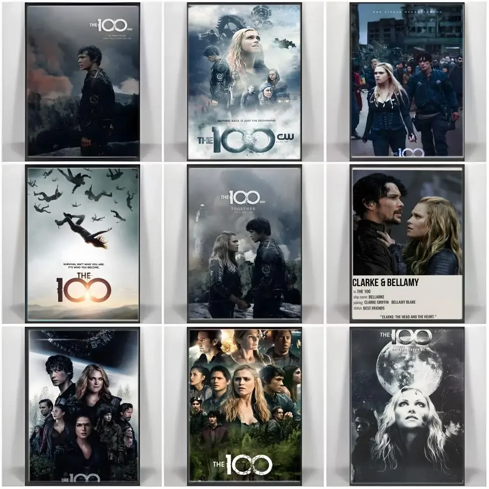 Drama T-The100 Poster Self-adhesive Art Waterproof Paper Sticker Coffee House Bar Room Wall Decor