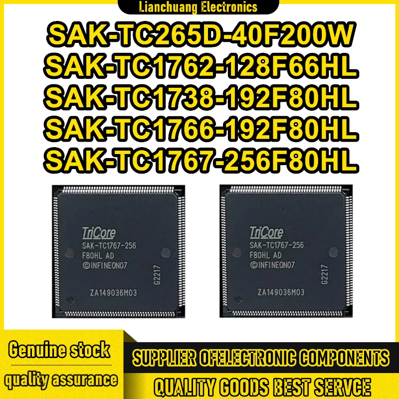 

SAK-TC265D-40F200W SAK-TC1762-128F66HL AC SAK-TC1738-192F80HL AD SAK-TC1766-192F80HL SAK-TC1767-256F80HL AD LQFP New in stock