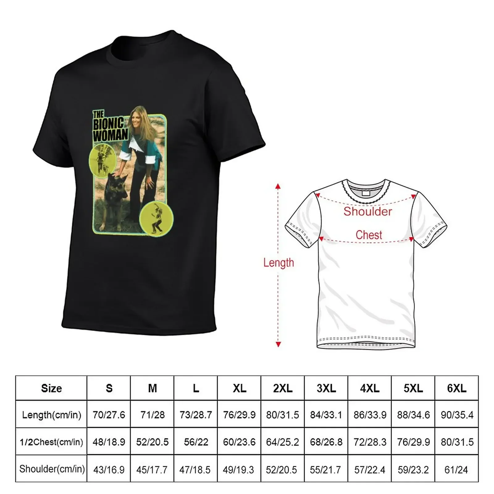 The bionic woman Essential T-Shirt plus size tops heavyweights mens t shirt graphic