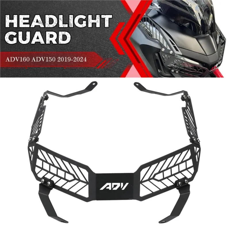 

FOR Honda ADV160 2022 2023 Motorcycle Front Headlight Head Light Guard Protector Cover Protection Grill ADV150 2019-2020-2023