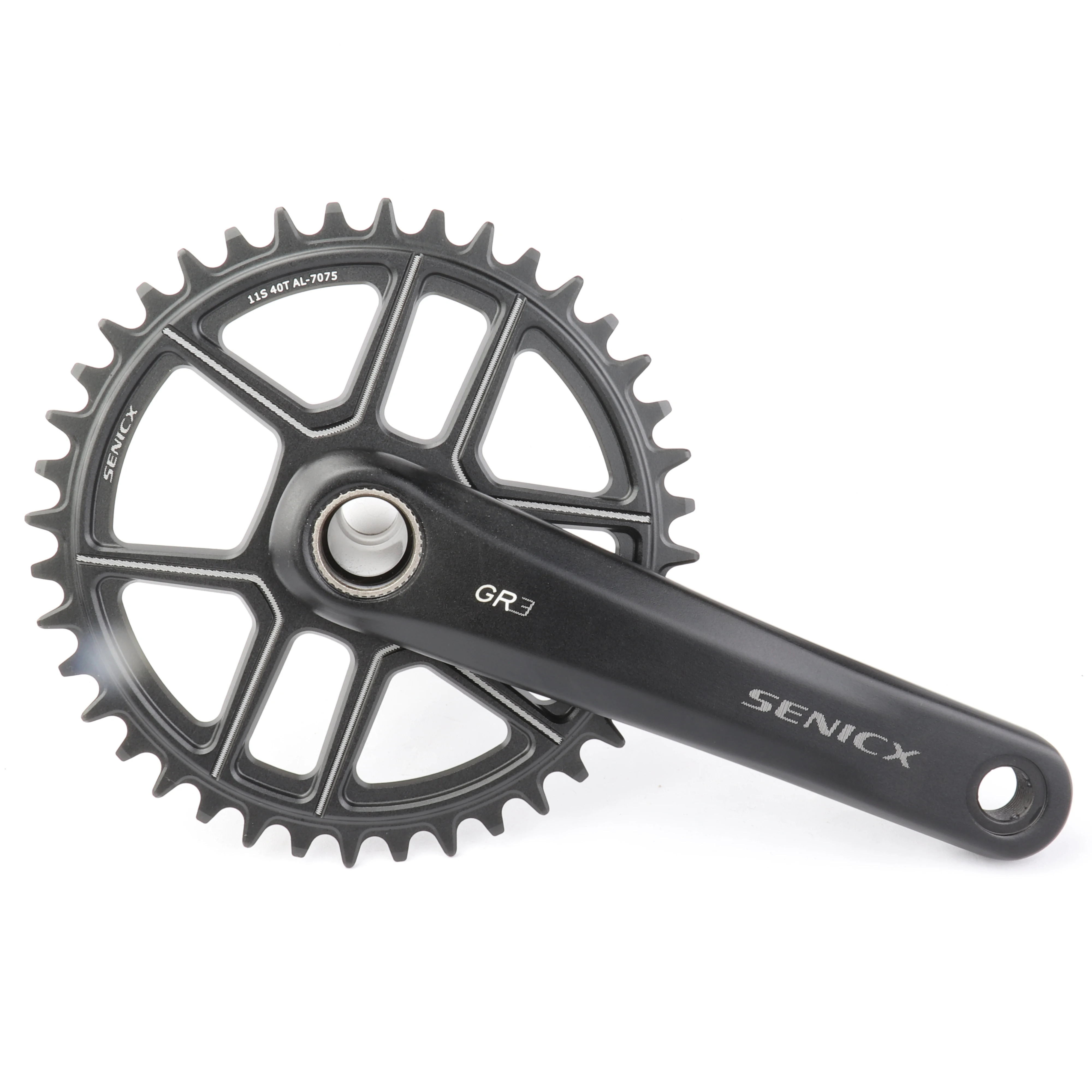 Senicx Gravel Bike Crankset 40/40T165mm 170mm 175mm Crank 10/11S