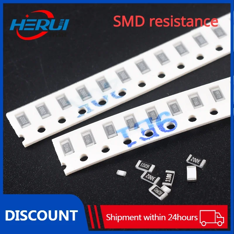 0402 SMD resistor components 1% 1K 10K 100K2.2K4.7K22 ohm 20K22K47 Ohm 0