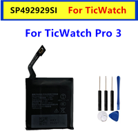 New SP492929SI Battery for TicWatch Pro 3 battery GPS Wear OS Smartwatch 3.88V 577mAh SP492929SI WH11013 + Free Tools