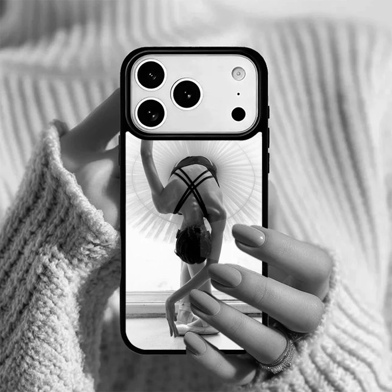 Funda de teléfono suave Balletto Ballerina Dancer Scarpe para iPhone 17 Air 16e 15 14 13 Pro Max 12 11 X XR XS SE2020 8 Plus ﻿ ﻿ ﻿ ﻿
