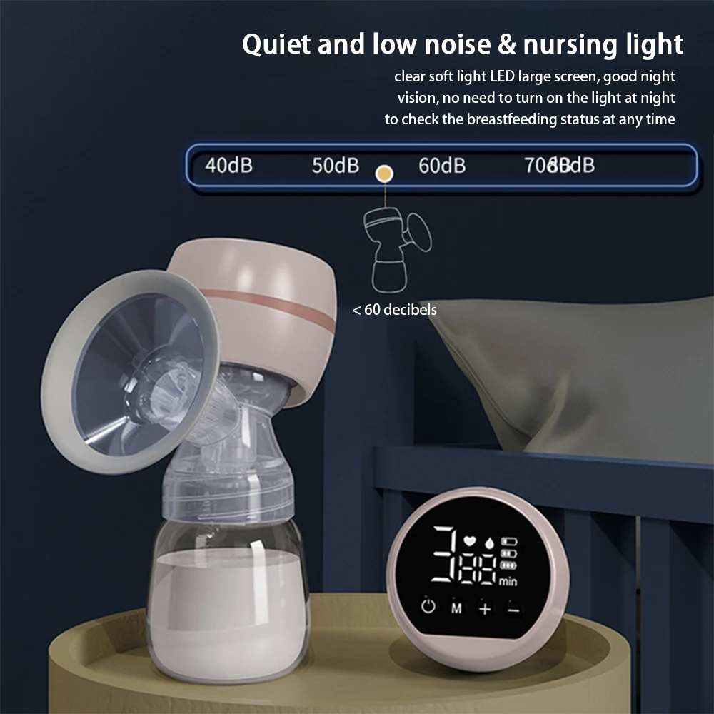 

Portable Electric Breast Pump USB Chargable Silent Portable Milk Extractor Automatic Milker Comfort Breastfeeding BPA Free