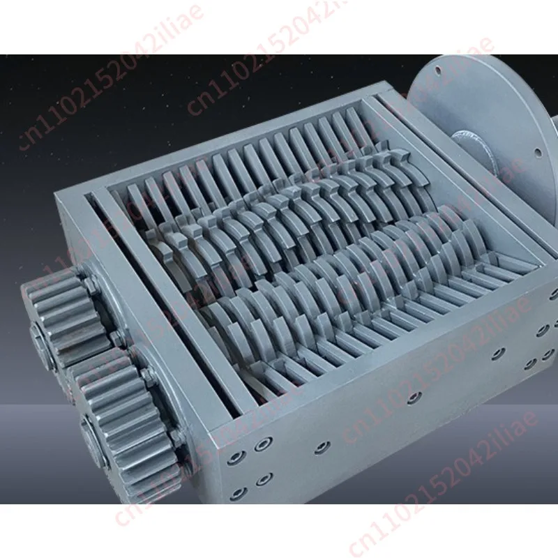 Shredder chassis Metal glass Medical waste Domestic waste Double shaft crusher Knife box