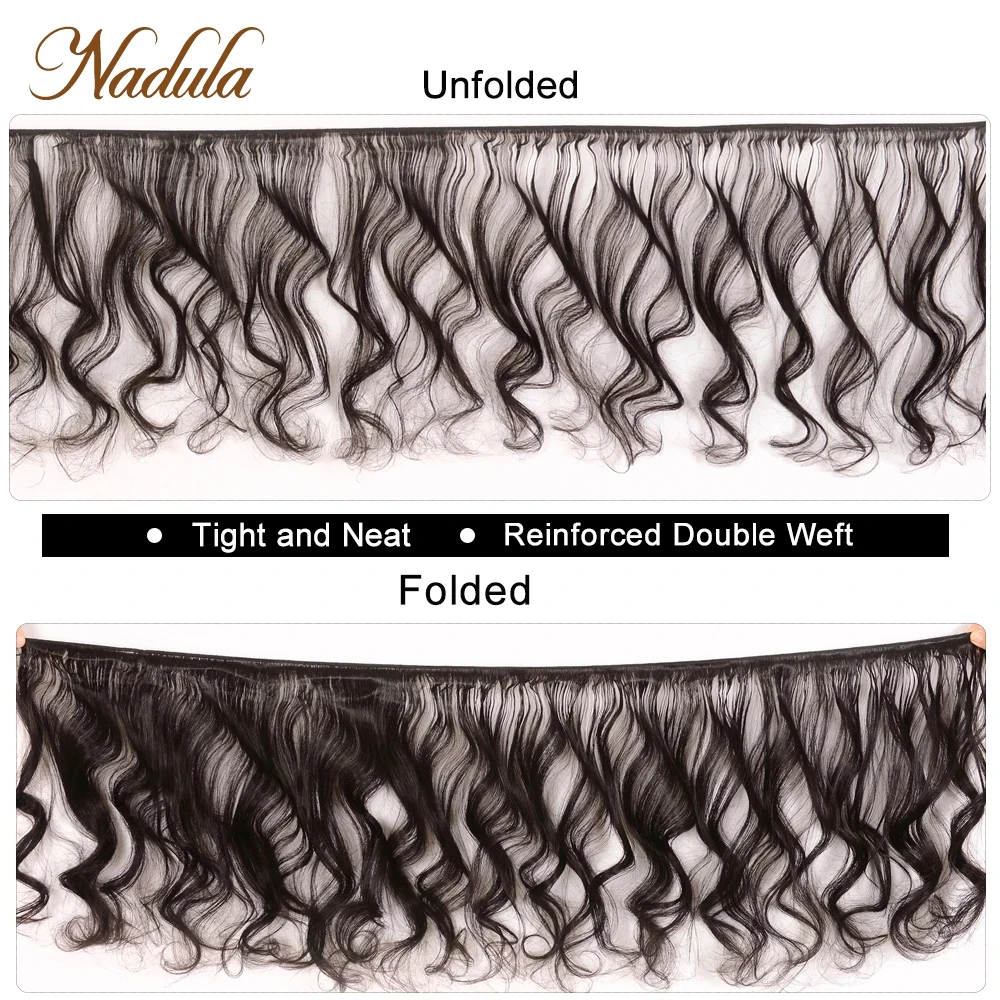Nadula Haar 3 stuk/partij Braziliaanse Losse Golf Bundels 16-26 inch Haar Weave Bundels Natuurlijke Kleur Virgin Menselijk Haar bundels Verkoop