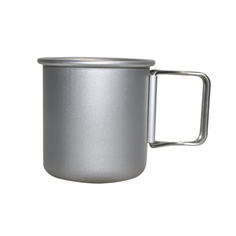 Imagem -02 - Copo de Liga de Alumínio de Caneca de Acampamento Louça Turística Utensílios de Piquenique Equipamento de Cozinha ao ar Livre Conjunto de Cozinhar de Viagem Panelas de Caminhada