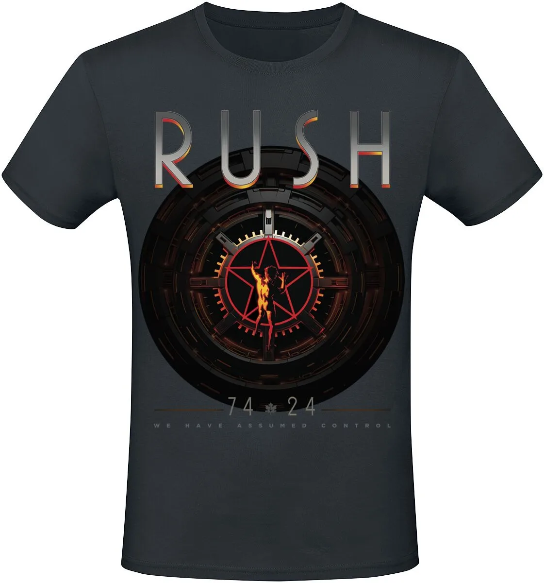 تي شيرت Rush 2112 Concept، تي شيرت برقبة دائرية من Rock Progressive، يجب اقتناؤه لعشاق الصخور وعشاق النمط المتفخم