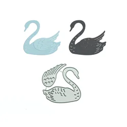 For Scrapbooking Metal Cutting Die Bird Swan Pattern Punch Stencil Handmade Greeting Card Clip Art Decorating Paper Craft Supply