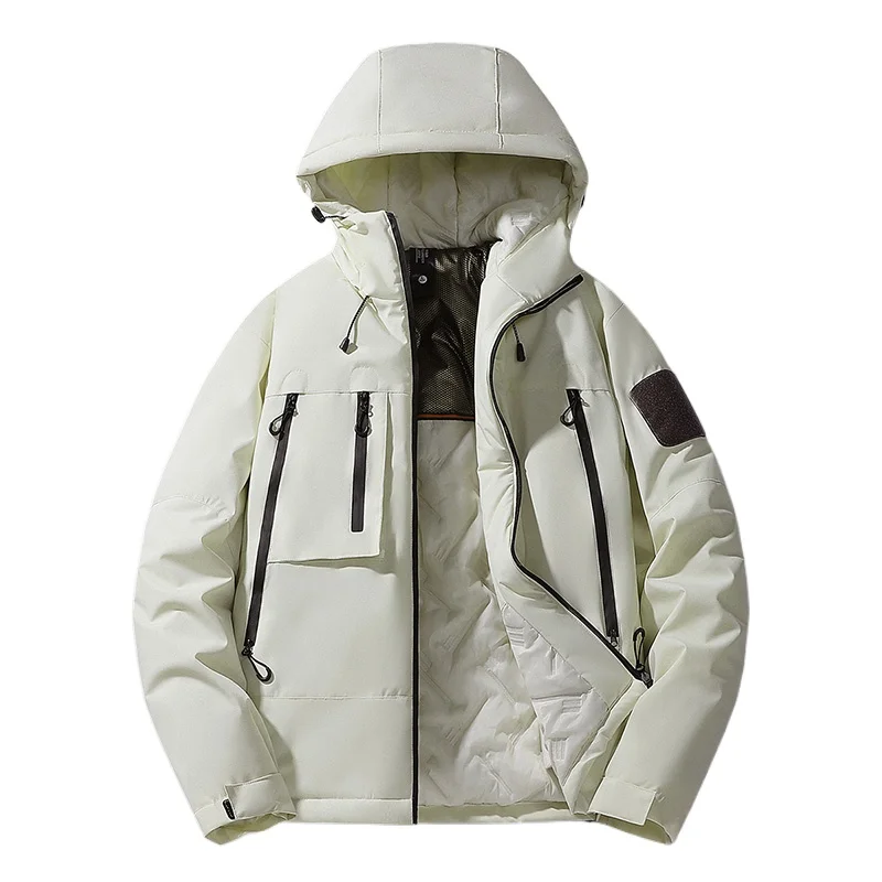 

Graphene Heating Winter Warm Parka Cotton Waterproof Outdoor Workwear Unisex Three in One New Leisure Men Coat Trench Coat