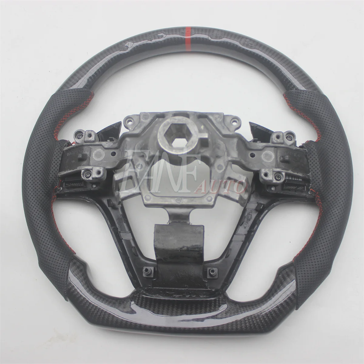 Replacement Real Carbon Fiber Steering Wheel with Leather for Mazda 6 Mazda6 Atenza 2009-2013