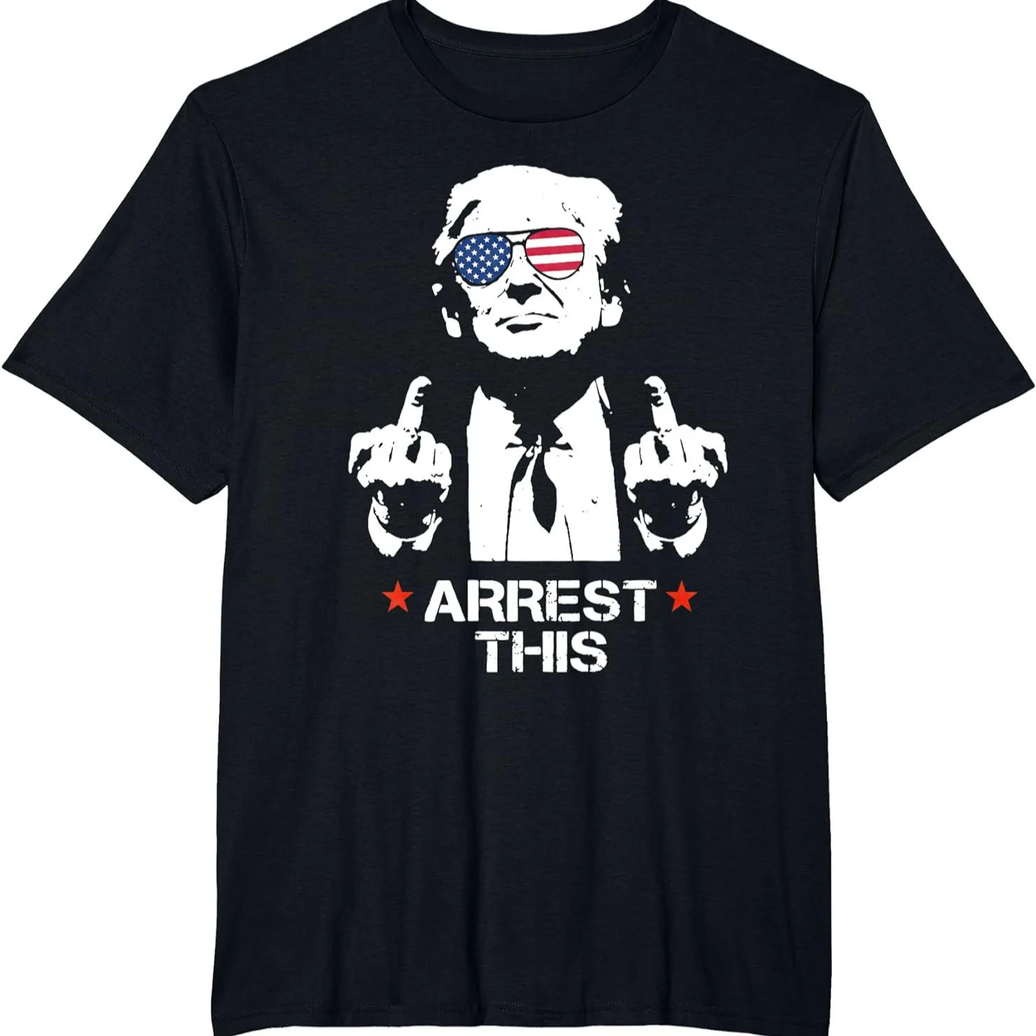 Präsident 2024 Donald Trump Shooting macht mich stärker T-Shirt Sport 100% Baumwolle Print T-Shirt für Männer Frauen Grafik Tops T-Shirts