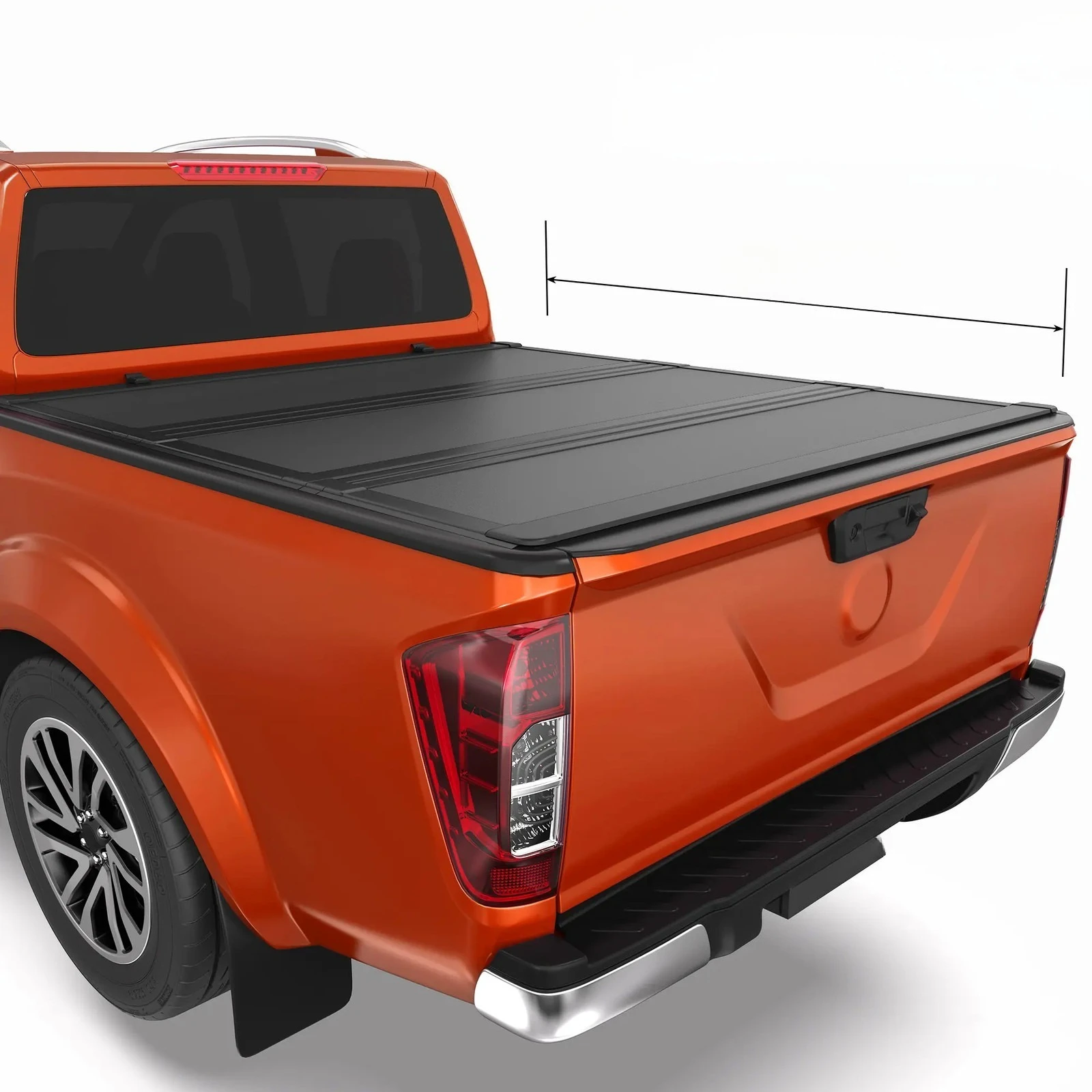 5ft Low-Profile Hard 3-Fold Tonneau Cover For 2015-25 2026 Chevy Colorado Canyon