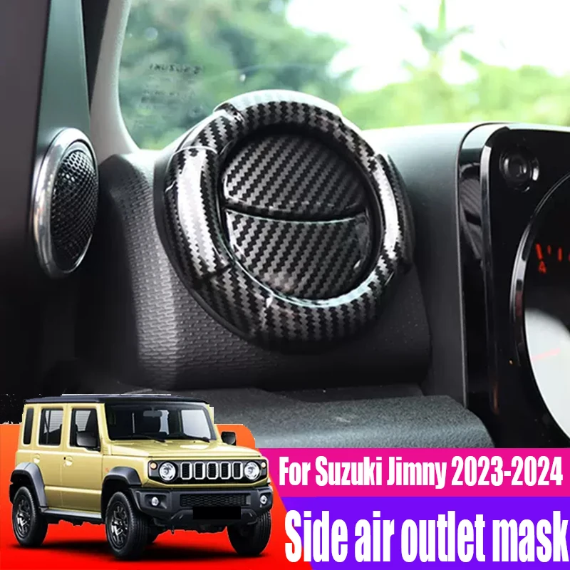 For Suzuki Jimny 2023 2024  Decorative frame for the air conditioning outlet mask on the interior side of the five door version