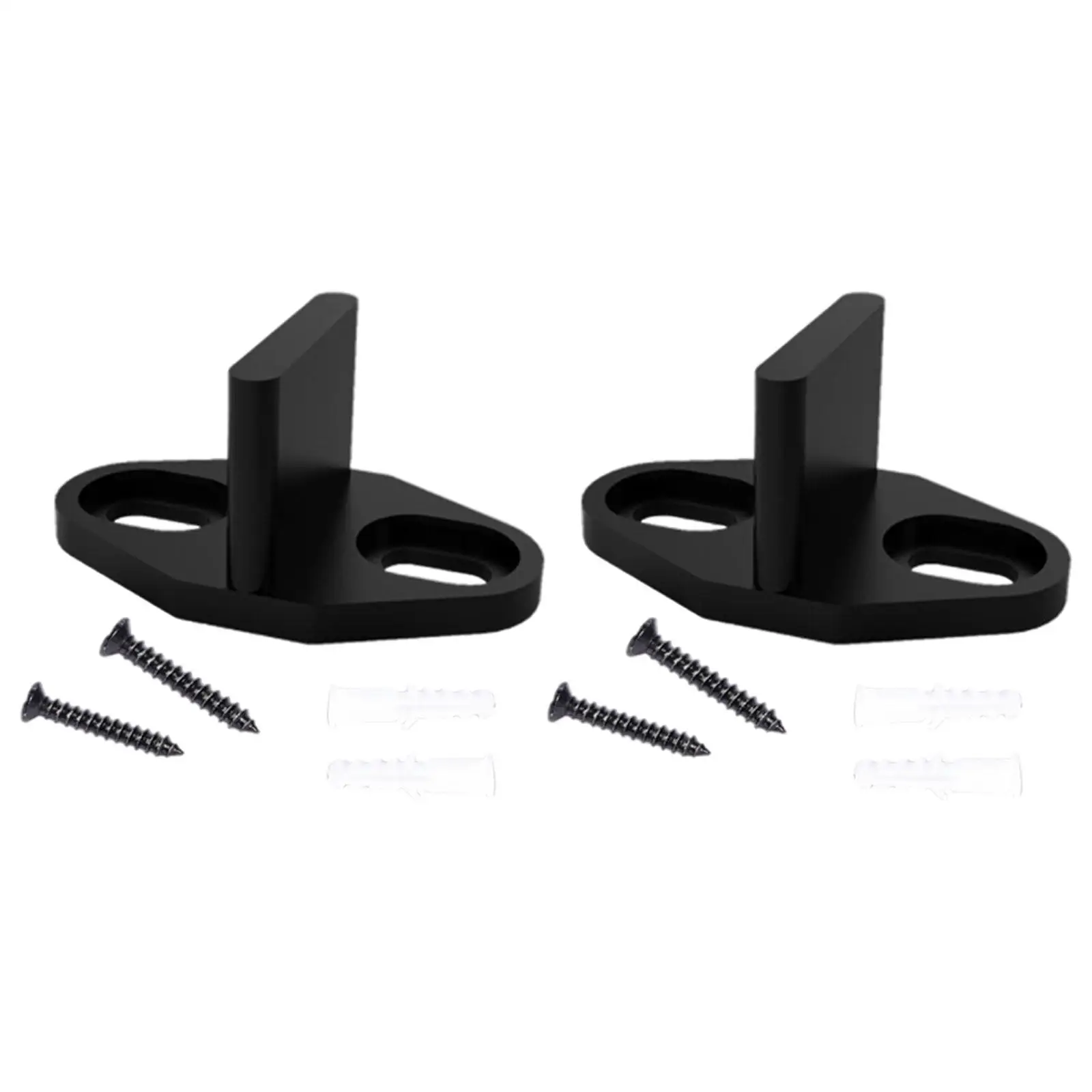 2 Pieces Sliding Barn Guides ,Smoothly and Quietly, Floor Mount ,with Screws ,Swinging , Bottom Guide Door
