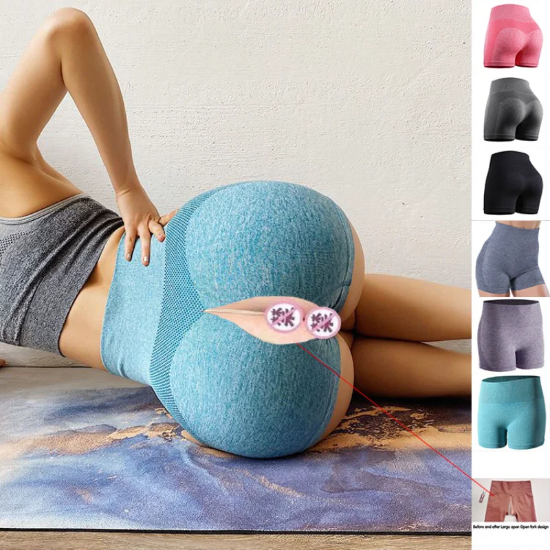 

Уличные сексуальные брюки с открытой промежностью, экзотические шорты, женские леггинсы персикового цвета, спортивные спортивные штаны, повседневная уличная одежда для пары, летние шорты