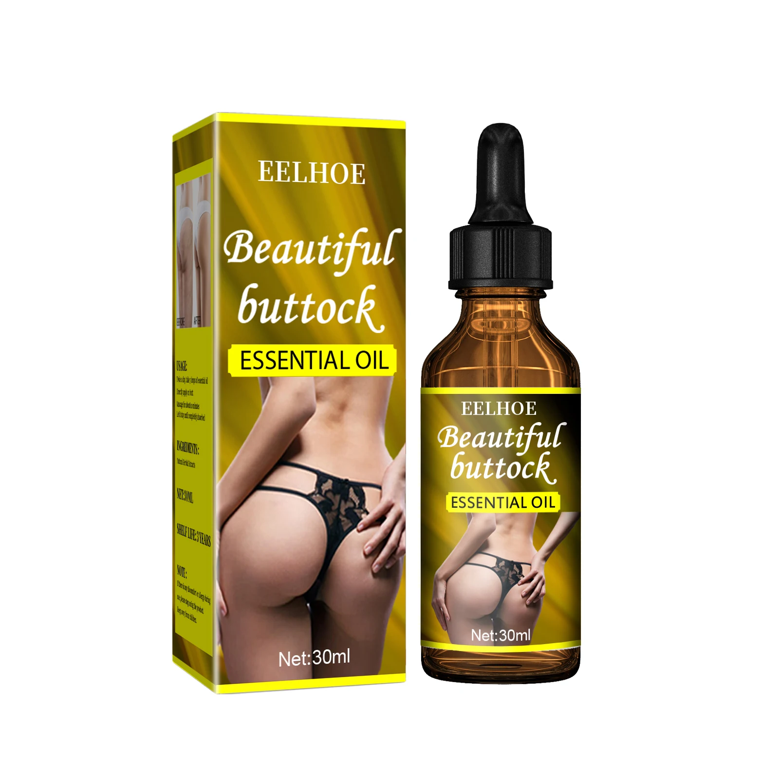 Hip Buttock Essential Oils Fast Growth Butt Enhancer Breast Enlargement Body Sexy Care For Women Hip Lift Butt Enhancement Cream