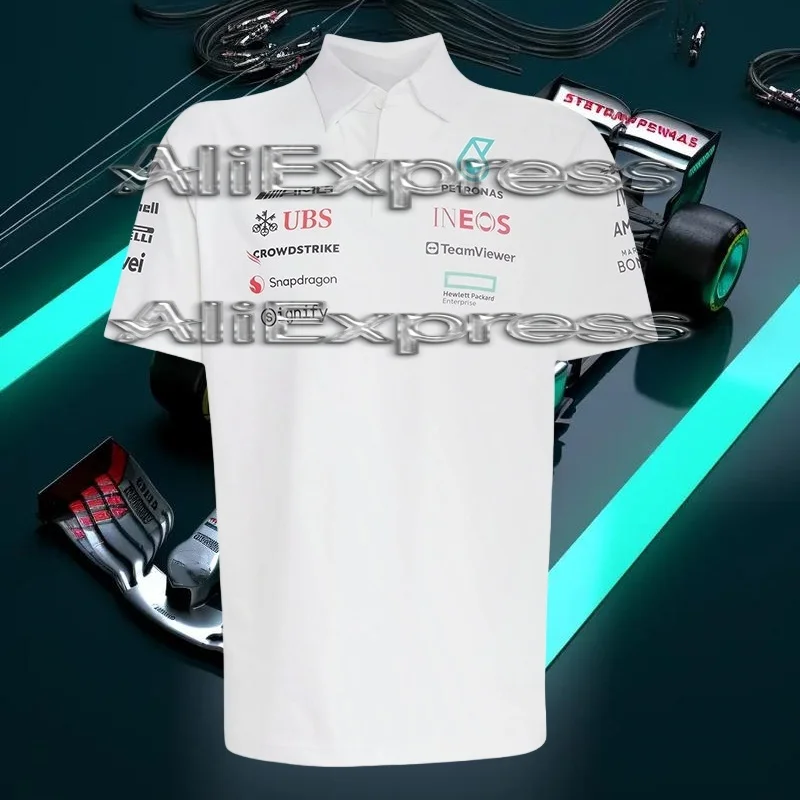 

2025New Men's Polos Short-sleeved T-shirt Outdoor Sports Moto Cycling Suit Racing Suit Oversized Men's T-shirt