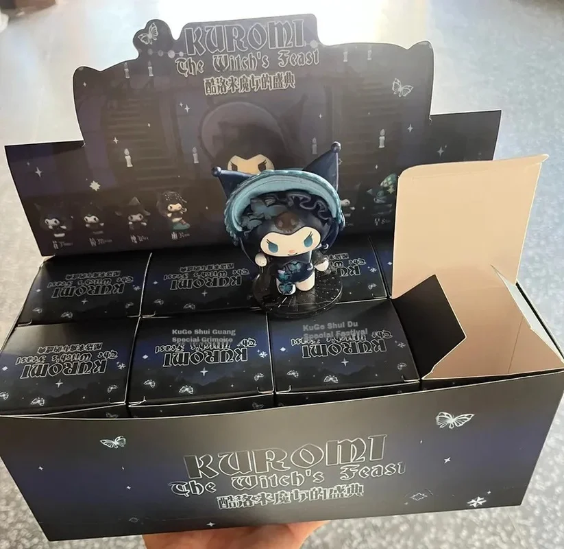 Figurka Anime Miniso Kuromi Blind Box Seria Magiczny Festiwal Figurki Akcji Lalki Torebka Niespodzianka Śliczny Model Kolekcja dla Fanów Zabawki Prezent