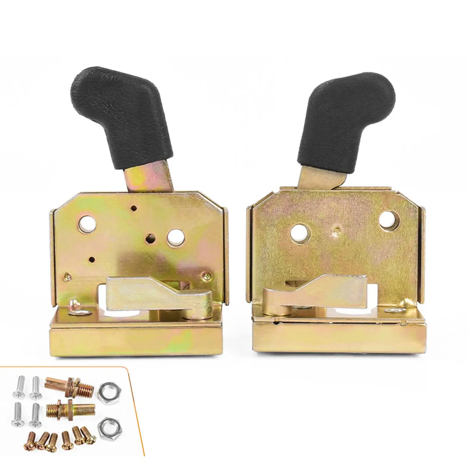 Secure Metal Door Lock Assembly Universal Vehicle Handle Kit Easy Install for Forklift Tractor