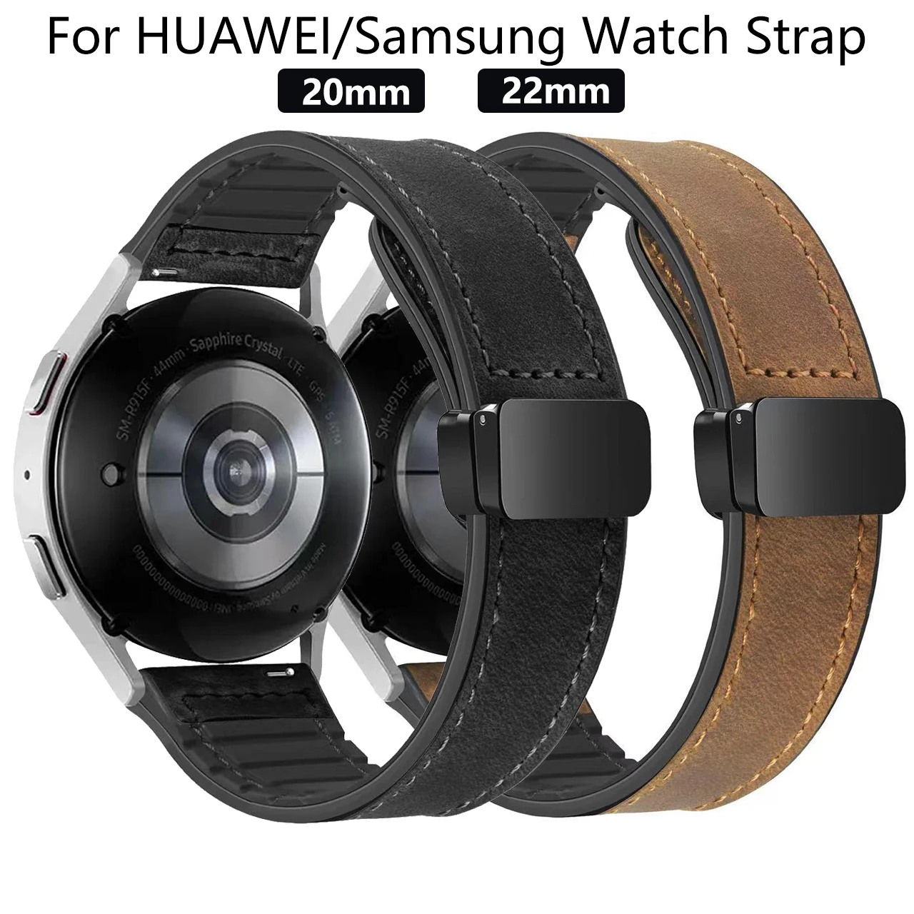 

Силиконовый ремешок 20/22 мм для Huawei Watch GT5 GT4 GT3 GT2 Pro Мужчина Женщина Samsung Galaxy Watch 5 Pro 45 мм Классический браслет 42 мм 46 мм