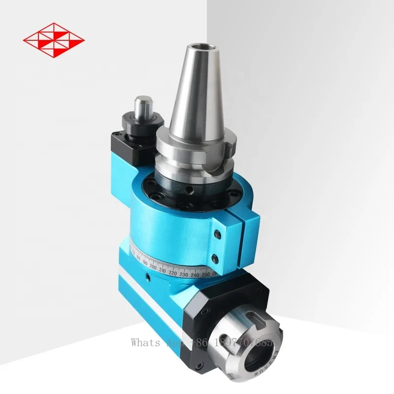 CNC Machine Tools 90 Degree BT30 BT40 BT50 Angle Head Horizontal Milling Head AG90-ER16/ER20/ER32/ER40 Right Angle Head