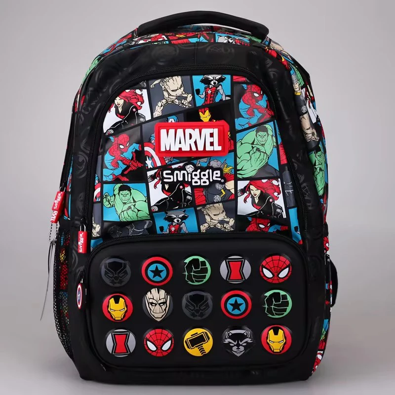 Smiggle Superhero Spider-Man Children Stationery School Bag Lunch Bag Lunch Box Pencil Box Water Cup Student Gift