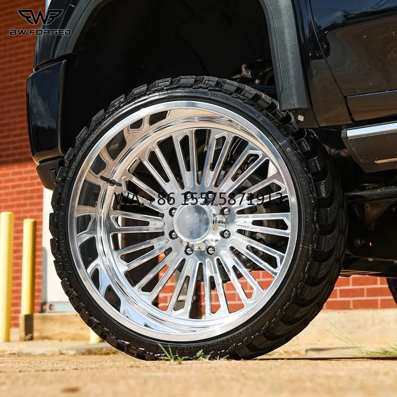 

Кованые диски с глубоким ободом на заказ 8x180 8x170 18-30 дюймов, хромированные легкосплавные диски для тяжелых грузовиков