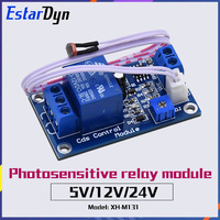 XH-M131 DC 5V 12V 24V 10A Light Control Switch Photoresistor Relay Module Detection Sensor brightness Automatic Control Module