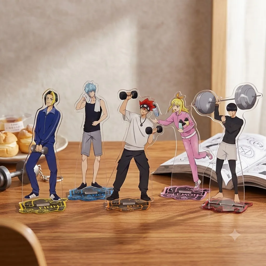 Anime Mashle: Magic and Muscles Acrylic Stand Figure Desktop Decoration Collectible Ornament Character Model Gift Keychain