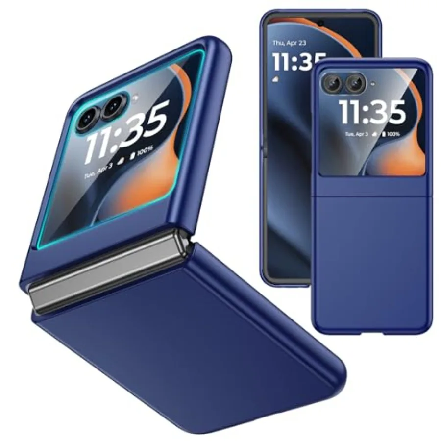 

for Motorola Razr 2025/2026 Case [Not fit Ultra or Plus], with Built-in Screen Protector, Support Wireless Charging Slim Razr 2