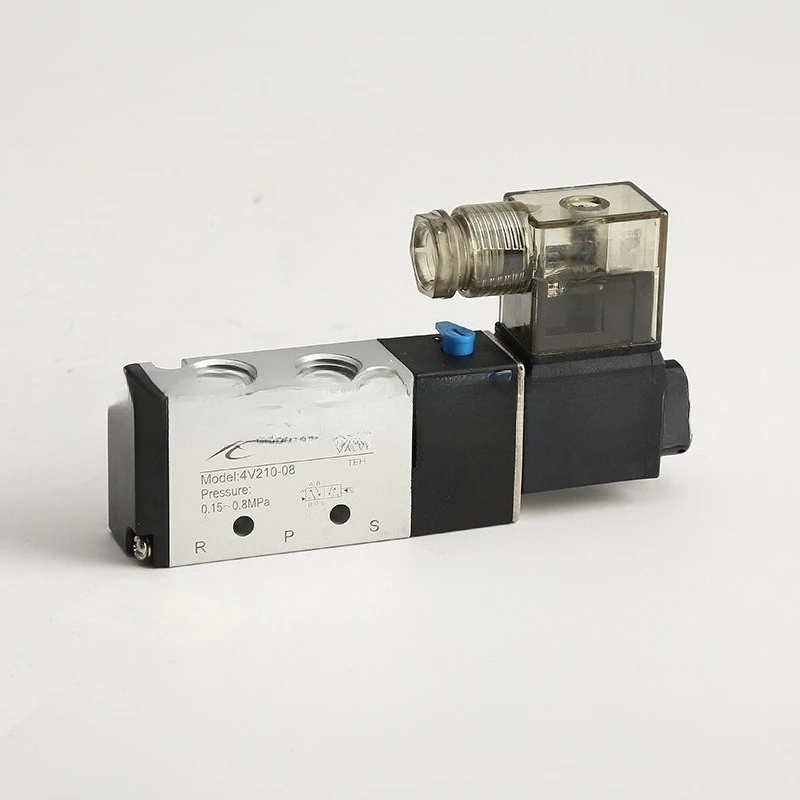 4V210-08-DC24V stable performance solenoid valve five-port two-position pneumatic solenoid valve
