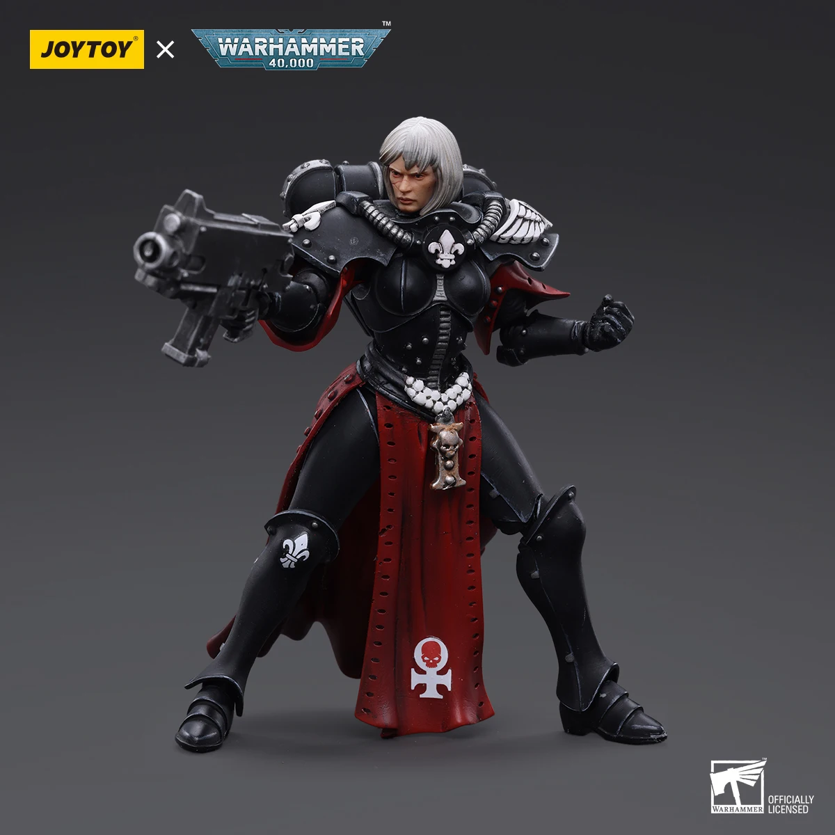 JOYTOY Warhammer 40K Adepta Sororitas Action Figure 1/18 Battle Sister Anime Figure Imagifier Joint Movable Figurine Model Toys