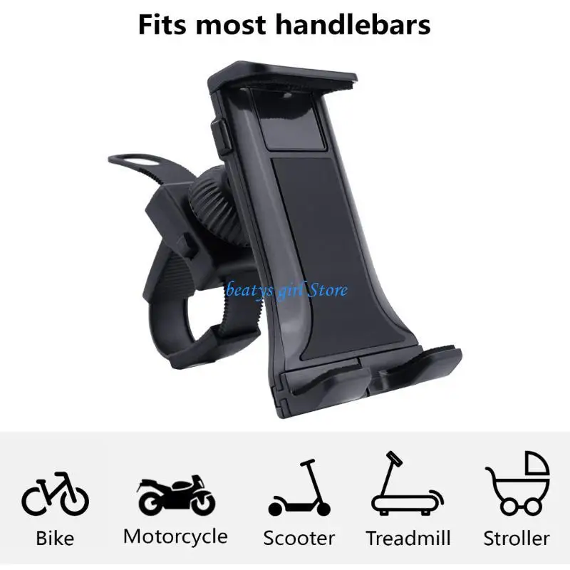 C7AB Motorfiets Telefoon Holder Snelle release Motor Scooters Stuurclip voor 15 14 13 360 graden roterende standaard