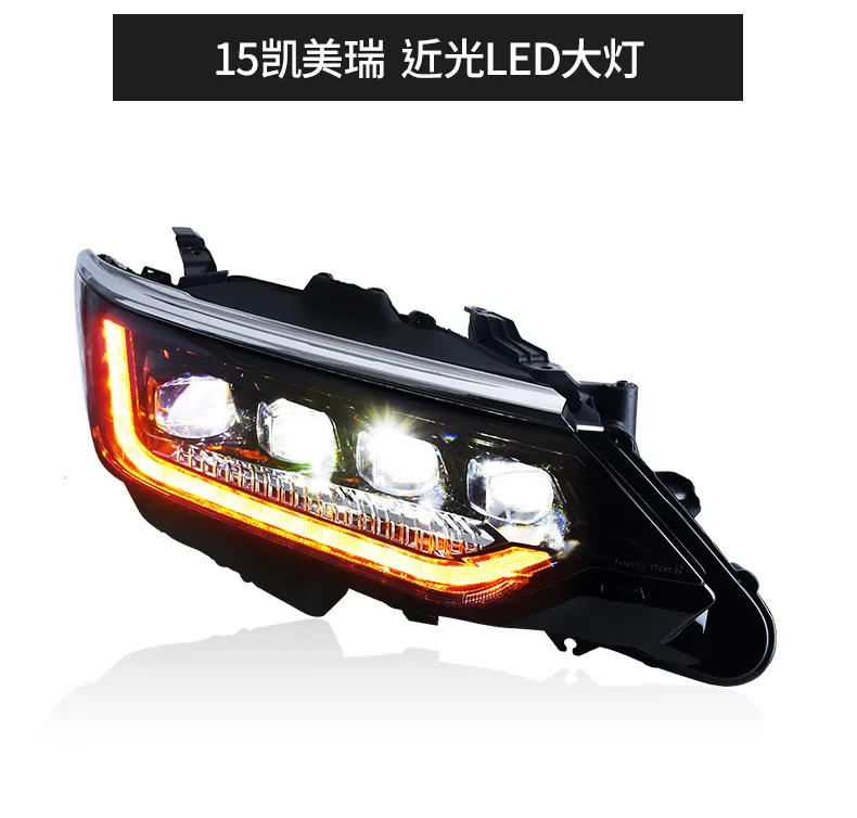 2pcs 2015~2017 car bupmer head light for Camry headlight Aurion car accessories All in LED fog camry headlamp