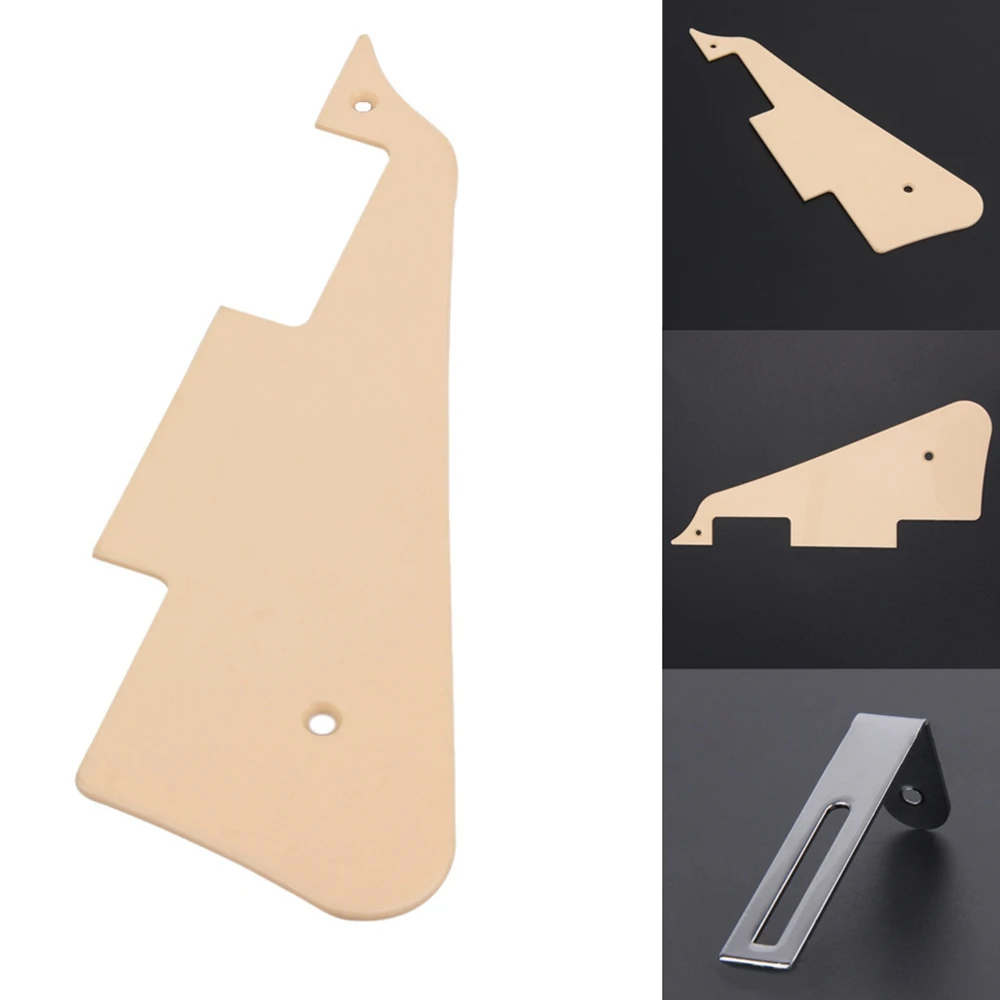 Golpeador de guitarra TURE, crema, placa protectora de una sola capa, golpeador para piezas de guitarra Les Paul LP