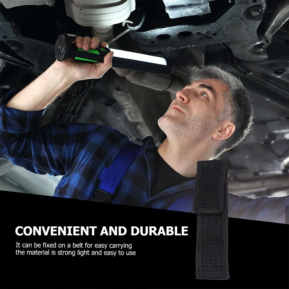 

6Pcs Flashlight Cloth Holders Wear-Resistant Portable Bags Outdoor Flashlight Storage Pouches Camping Hiking Supplies