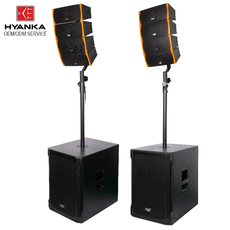 15 Inch Linear Array Speakers 4ohms Professional Line Array Speaker Class D 2*300W Stage 15 Inch Line Array